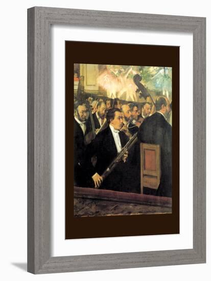 The Musicians-Edgar Degas-Framed Art Print