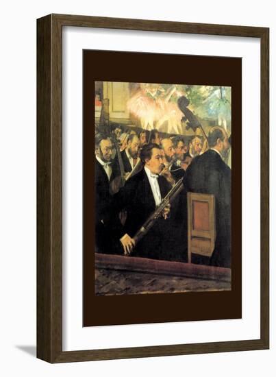 The Musicians-Edgar Degas-Framed Art Print