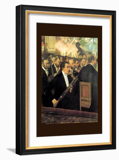 The Musicians-Edgar Degas-Framed Art Print