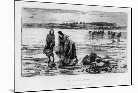 The Mussel Gatherers, C1890-Colin Hunter-Mounted Giclee Print