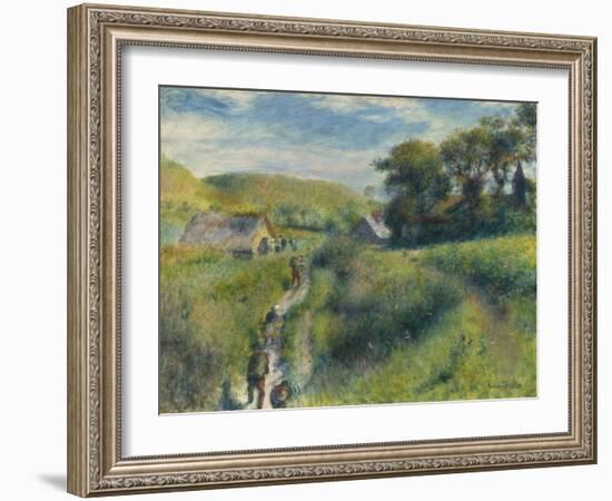 The Mussel Harvest, 1879-Pierre-Auguste Renoir-Framed Giclee Print