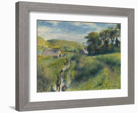 The Mussel Harvest, 1879-Pierre-Auguste Renoir-Framed Giclee Print