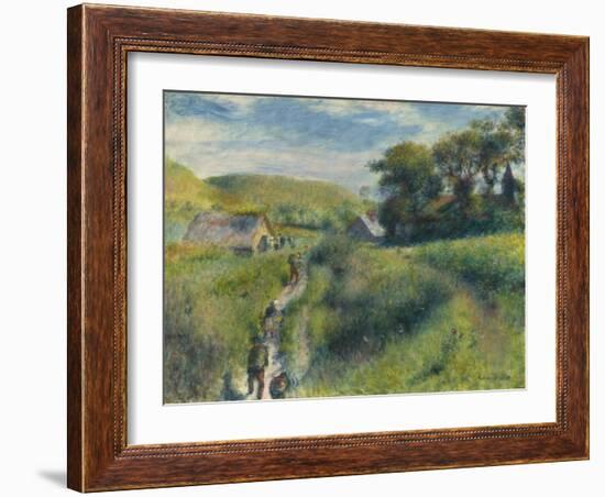 The Mussel Harvest, 1879-Pierre-Auguste Renoir-Framed Giclee Print