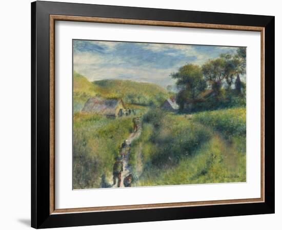 The Mussel Harvest, 1879-Pierre-Auguste Renoir-Framed Giclee Print