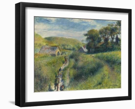 The Mussel Harvest, 1879-Pierre-Auguste Renoir-Framed Giclee Print