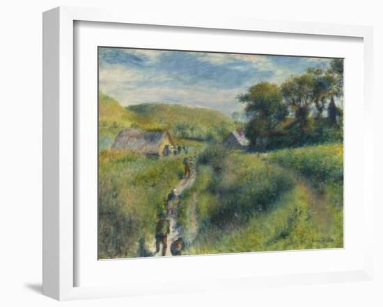 The Mussel Harvest, 1879-Pierre-Auguste Renoir-Framed Giclee Print