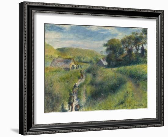 The Mussel Harvest, 1879-Pierre-Auguste Renoir-Framed Giclee Print