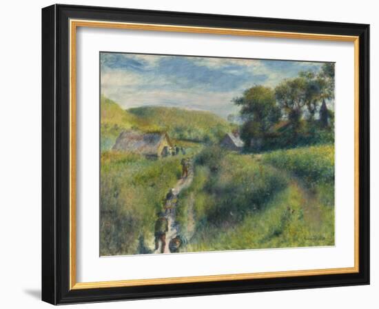 The Mussel Harvest, 1879-Pierre-Auguste Renoir-Framed Giclee Print