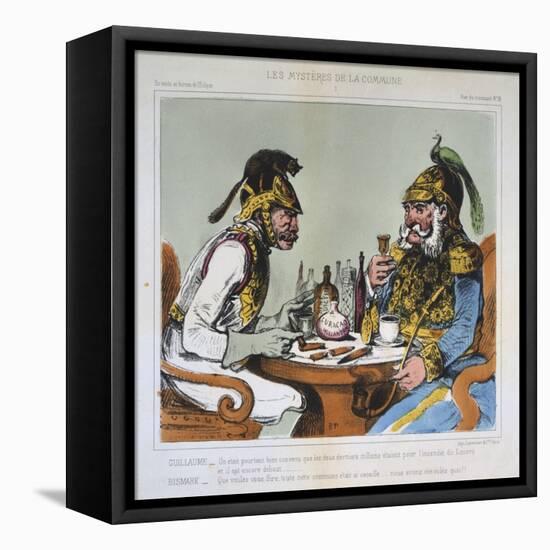 The Mysteries of the Commune, 1871-null-Framed Premier Image Canvas