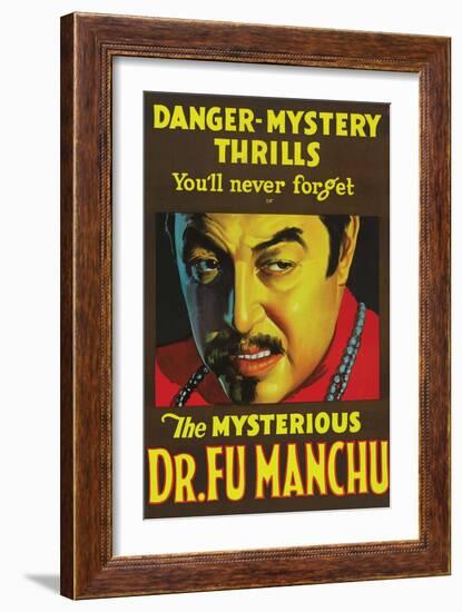 The Mysterious Dr. Fu Manchu-null-Framed Art Print