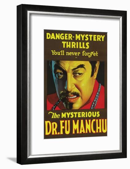 The Mysterious Dr. Fu Manchu-null-Framed Art Print