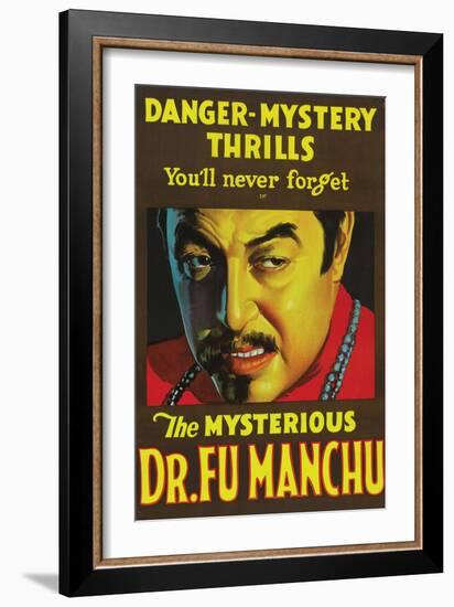 The Mysterious Dr. Fu Manchu-null-Framed Premium Giclee Print