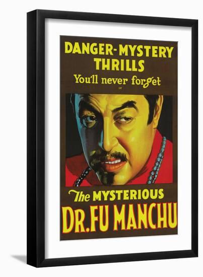 The Mysterious Dr. Fu Manchu-null-Framed Premium Giclee Print