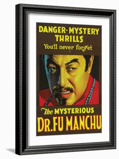 The Mysterious Dr. Fu Manchu-null-Framed Premium Giclee Print
