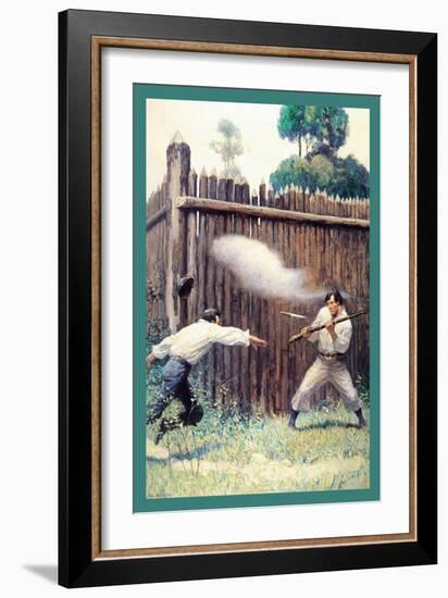 The Mysterious Island-Newell Convers Wyeth-Framed Art Print