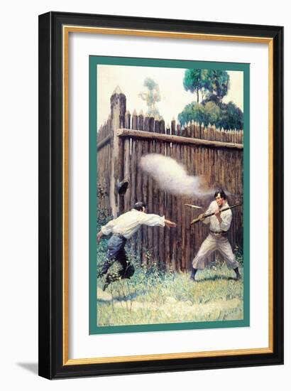 The Mysterious Island-Newell Convers Wyeth-Framed Art Print