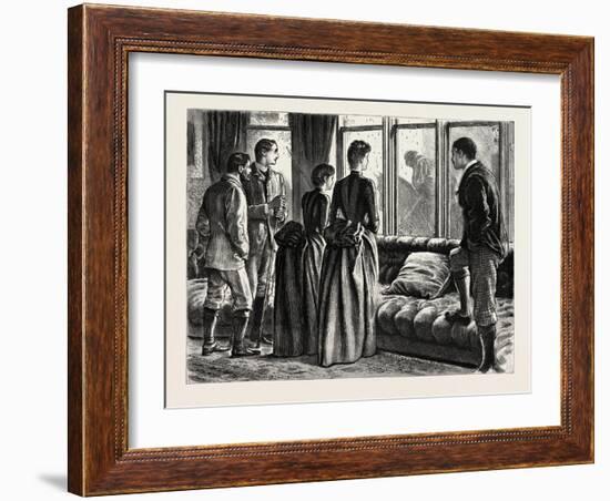The Mystery, Interior, 1888-George L. Du Maurier-Framed Giclee Print