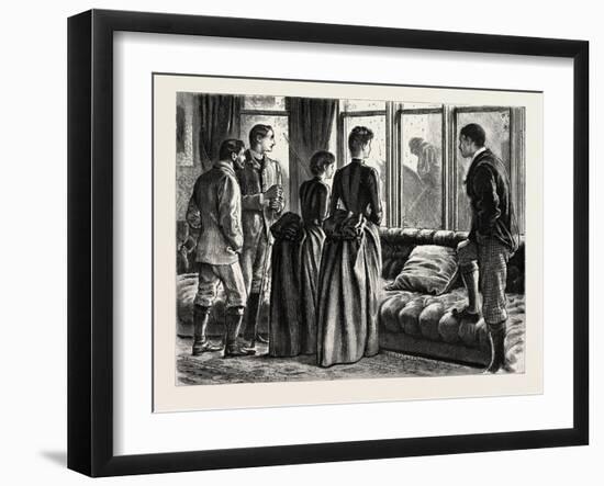 The Mystery, Interior, 1888-George L. Du Maurier-Framed Giclee Print