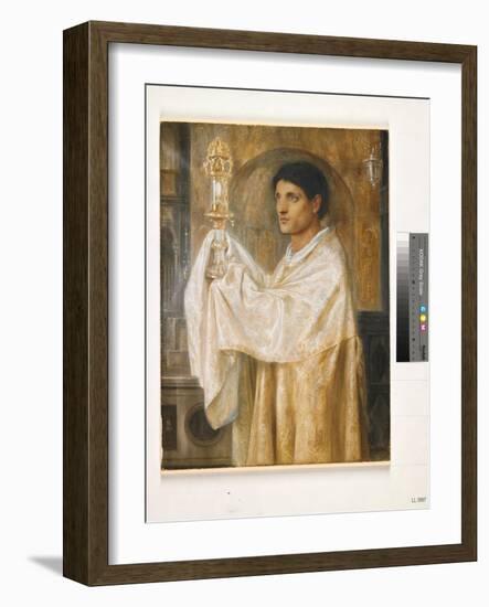 The Mystery of Faith, 1870-Simeon Solomon-Framed Giclee Print