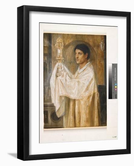 The Mystery of Faith, 1870-Simeon Solomon-Framed Giclee Print