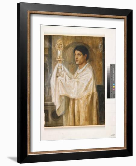 The Mystery of Faith, 1870-Simeon Solomon-Framed Giclee Print