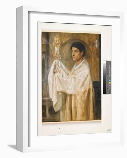 The Mystery of Faith, 1870-Simeon Solomon-Framed Giclee Print