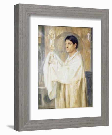 The Mystery of Faith, 1870-Simeon Solomon-Framed Giclee Print