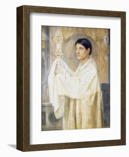 The Mystery of Faith, 1870-Simeon Solomon-Framed Giclee Print