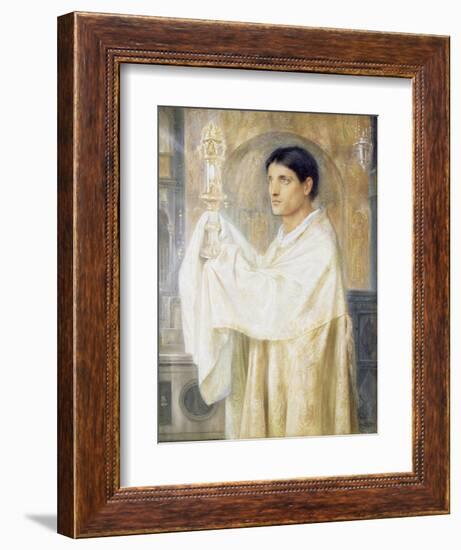 The Mystery of Faith, 1870-Simeon Solomon-Framed Giclee Print