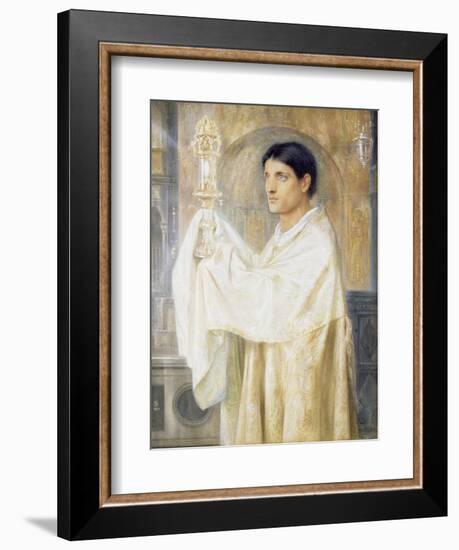 The Mystery of Faith, 1870-Simeon Solomon-Framed Giclee Print