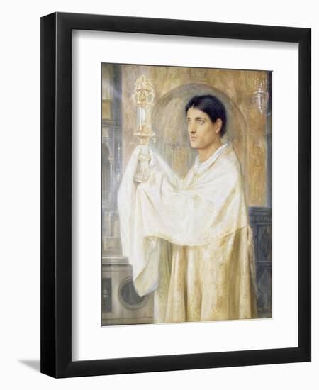 The Mystery of Faith, 1870-Simeon Solomon-Framed Giclee Print