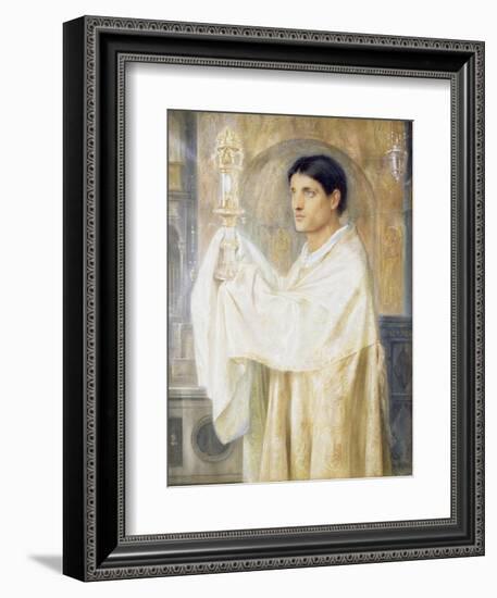 The Mystery of Faith, 1870-Simeon Solomon-Framed Giclee Print