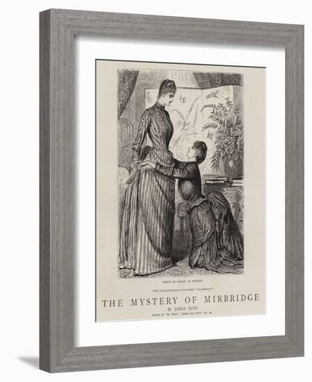 The Mystery of Mirbridge-George Du Maurier-Framed Giclee Print