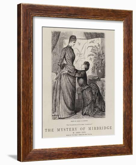 The Mystery of Mirbridge-George Du Maurier-Framed Giclee Print