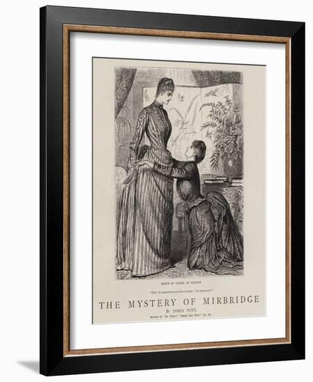 The Mystery of Mirbridge-George Du Maurier-Framed Giclee Print