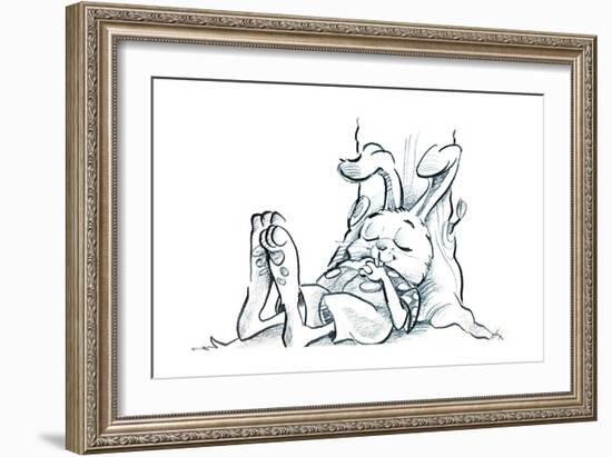 The Mystery of the Tortoise and the Hare - Child Life-null-Framed Giclee Print