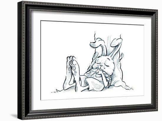 The Mystery of the Tortoise and the Hare - Child Life-null-Framed Giclee Print