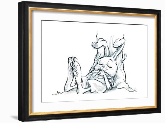 The Mystery of the Tortoise and the Hare - Child Life-null-Framed Giclee Print