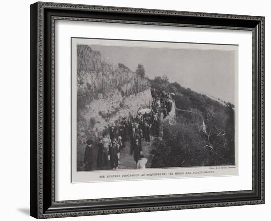 The Mystery Procession at Roquebrune, the Herod and Pilate Groups-null-Framed Giclee Print