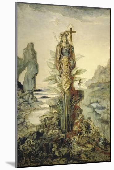 The Mystic Flower-Gustave Moreau-Mounted Giclee Print