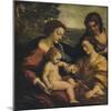 'The Mystic Marriage of St Catherine', 1526-1527-Correggio-Mounted Giclee Print