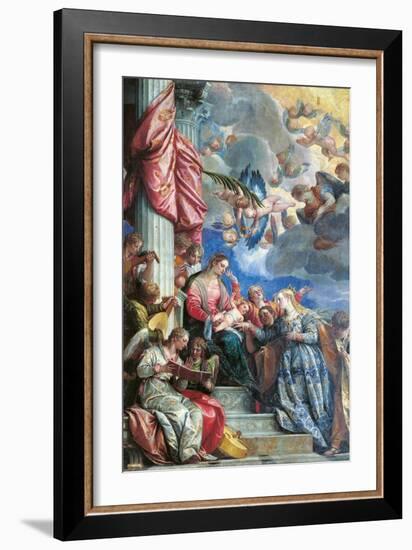 The Mystic Marriage of St Catherine-Veronese-Framed Giclee Print