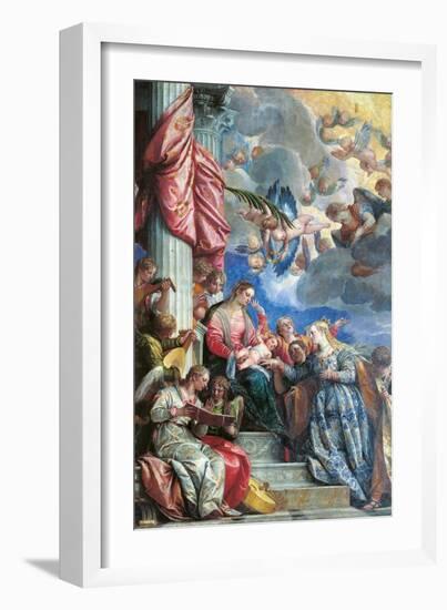 The Mystic Marriage of St Catherine-Veronese-Framed Giclee Print