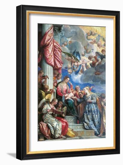 The Mystic Marriage of St Catherine-Veronese-Framed Giclee Print