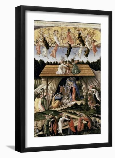 The Mystic Nativity-Sandro Botticelli-Framed Giclee Print