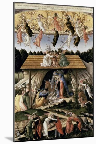 The Mystic Nativity-Sandro Botticelli-Mounted Giclee Print
