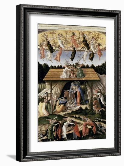 The Mystic Nativity-Sandro Botticelli-Framed Giclee Print