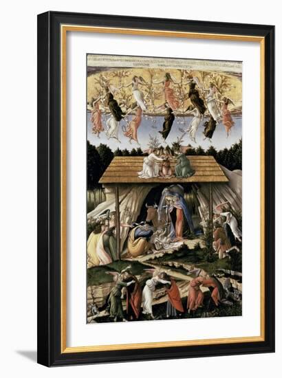 The Mystic Nativity-Sandro Botticelli-Framed Giclee Print