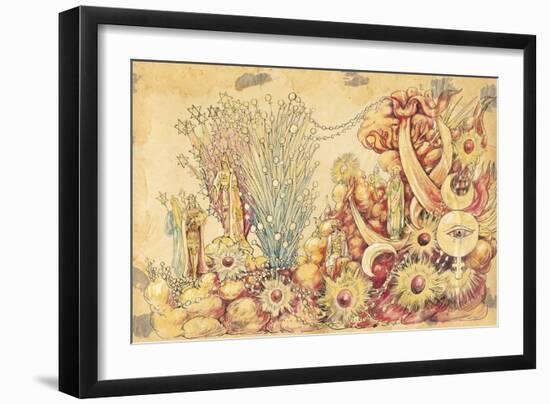 The Mystic Shrine 1910 New Orleans Float Designs-Jennie Wilde-Framed Giclee Print