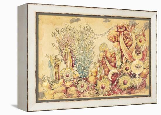 The Mystic Shrine 1910 New Orleans Float Designs-Jennie Wilde-Framed Premier Image Canvas